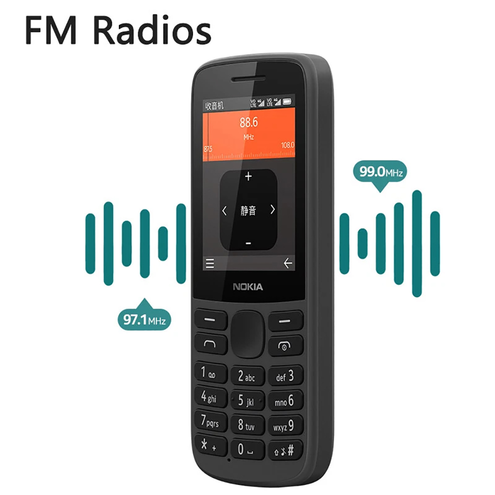 Music - Nokia 215 2020 4G Backup Phone