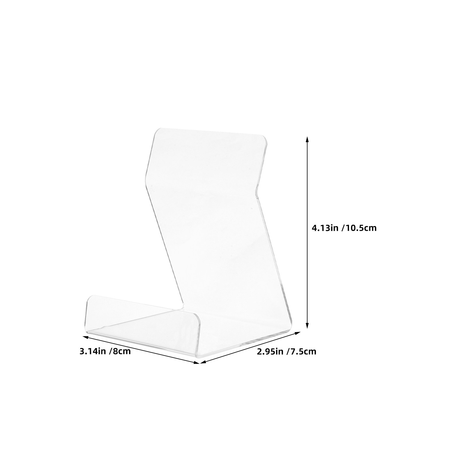 6 Pcs Acrylic Book Display Rac - огляд і ціна Clear Acrylic Book Stand Holder