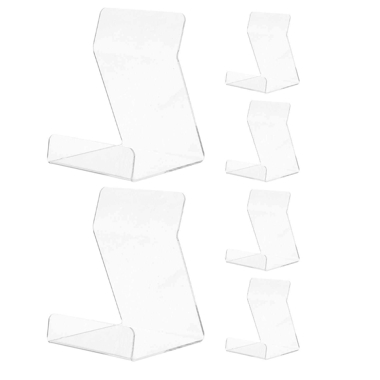 6 Pcs Acrylic Book Display Rac - огляд і ціна Clear Acrylic Book Stand Holder