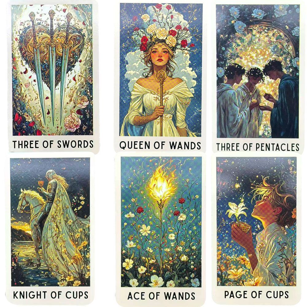 78 Enigmatic Bloom Tarot Cards - огляд і ціна Tarot Deck With Guidebook